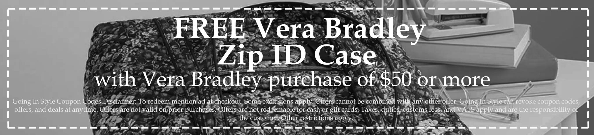 Vera Bradley Free Case coupon