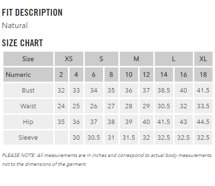 Ex Officio Womens Clothing Size Chart – Going In Style