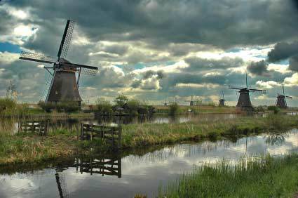 Windmills in Netherlands
