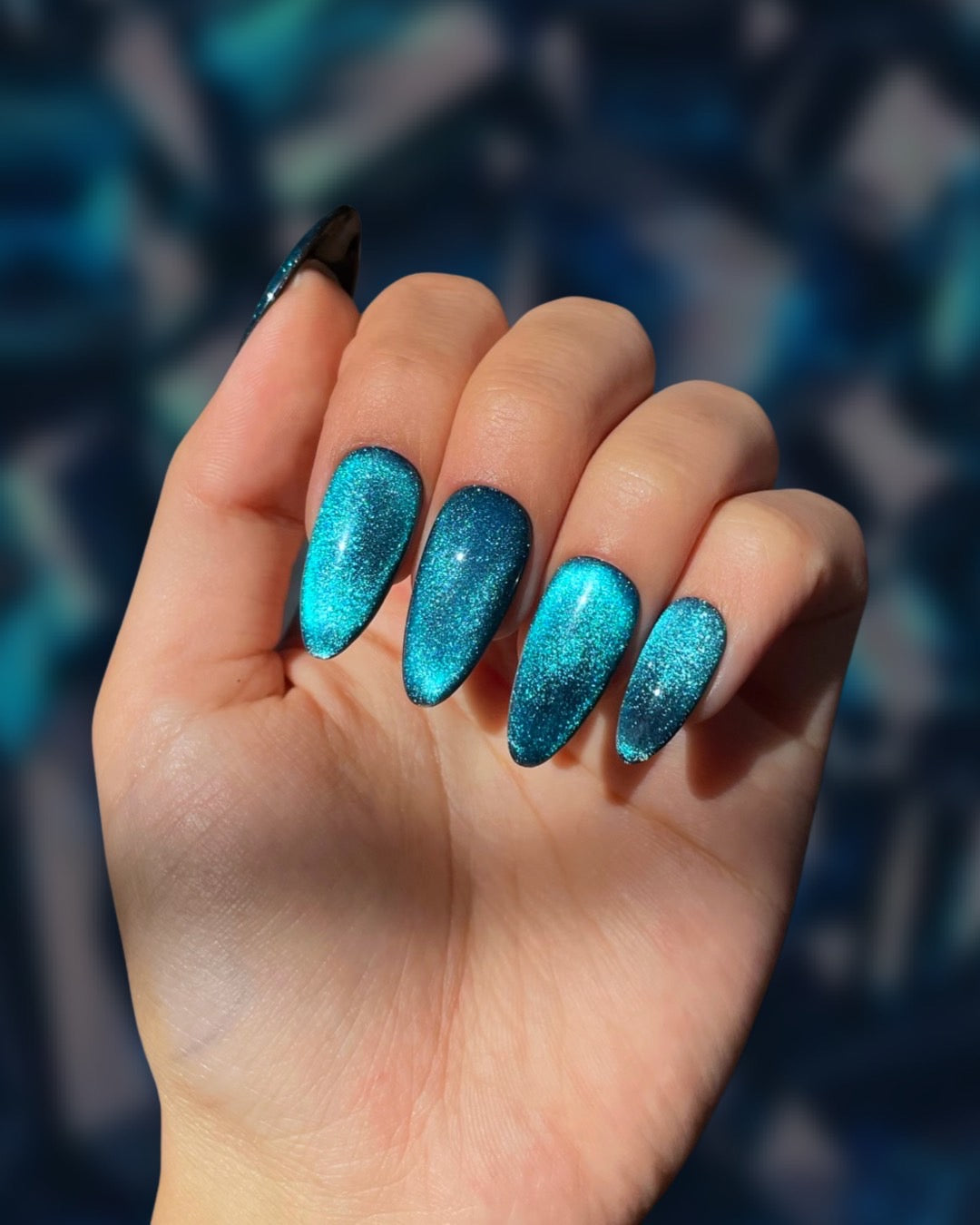 March Aquamarine Pamper Nail Gallery