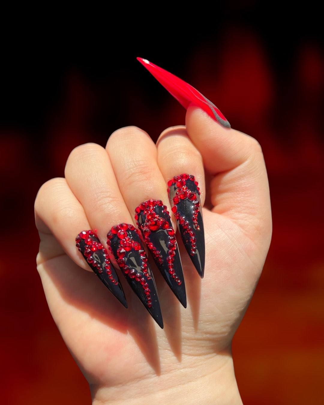 Femme Fatale Flames Pamper Nail Gallery