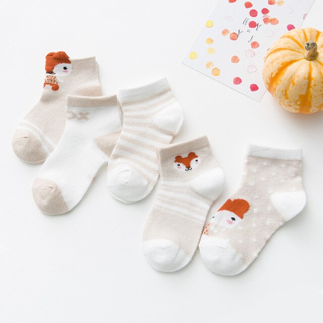 Lot 5 Paires De Chaussettes Bebe Renard Creations Artisanales Decoration Mode Bebe