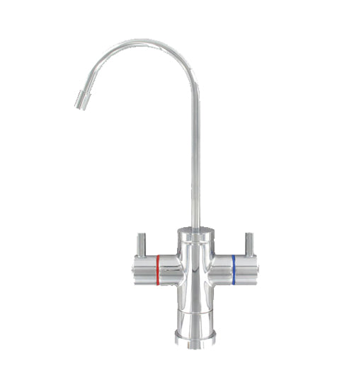 Aquatron Contemporary Chrome Hot Cold Non Air Gap Faucet