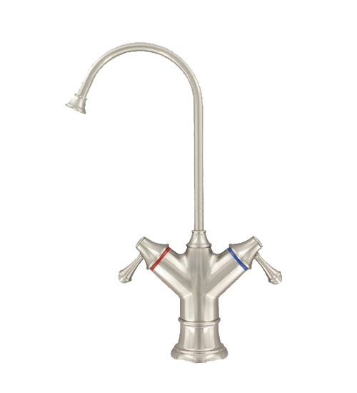 Aquatron Traditional Satin Nickel Hot Cold Non Air Gap Faucet