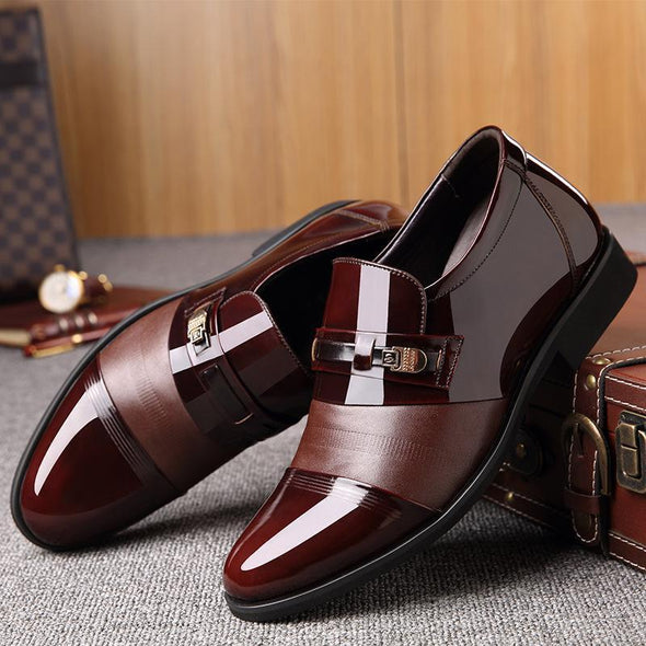 Patent Leather Shoes Men's Formal Shoes 