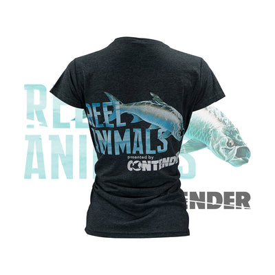 Ladies Blue Short Sleeve Fishing Shirt – Reel Animals Fishing