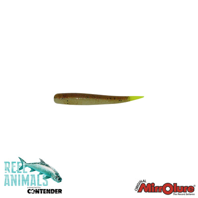 3.75 Watermelon Copper Glitter Lil John – Reel Animals Fishing