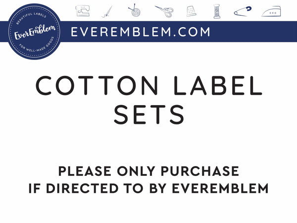 Custom Sew in Labels and Iron on Tags Starting at $16 | EverEmblem