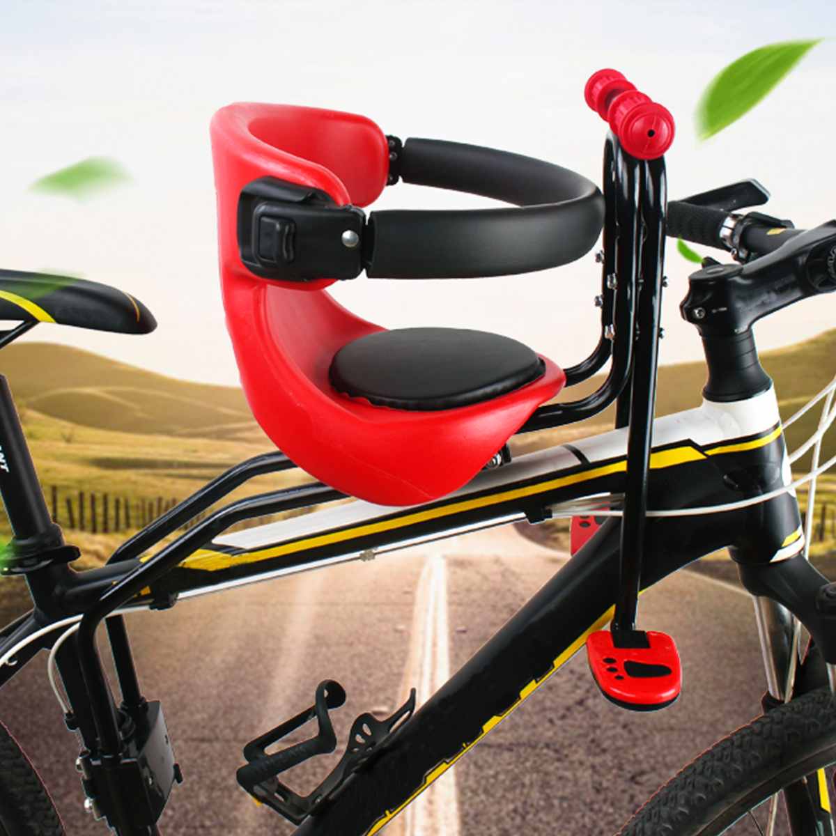 bike with baby carrier