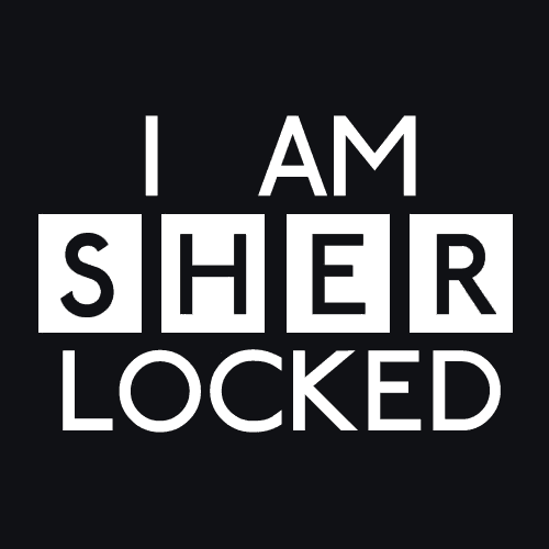 I Am Sherlocked T Shirt Textual Tees