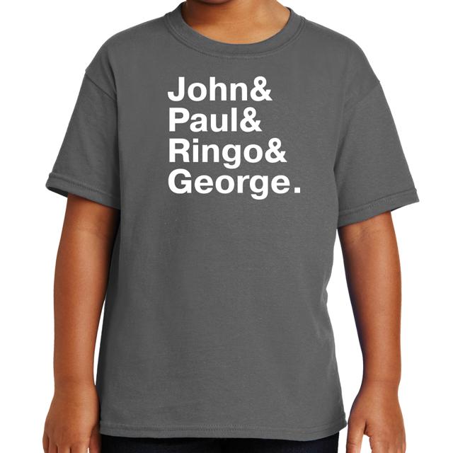 Beatles Names T-shirt Tees Funny - Names - T-shirt - Text - The Names ...