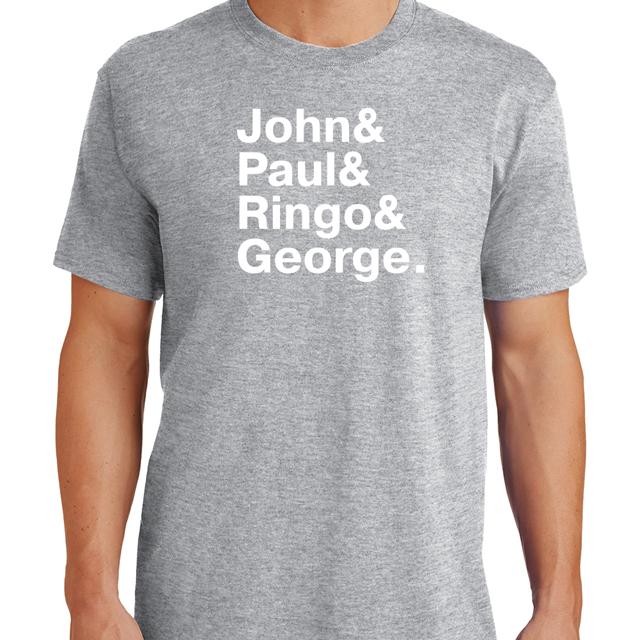 Beatles Names T-shirt Tees Funny - Names - T-shirt - Text - The Names ...