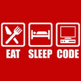 Eat Sleep Code T-Shirt Nerd Apparel | Textual Tees