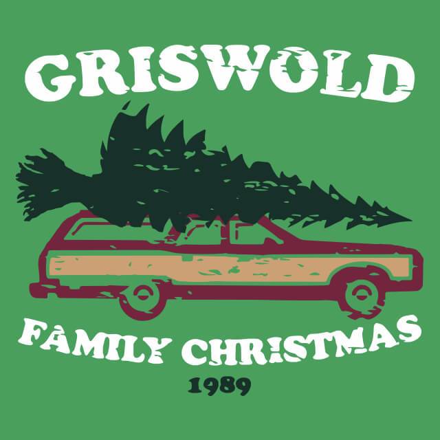 Griswold Family Christmas Mens T Shirt Textual Tees