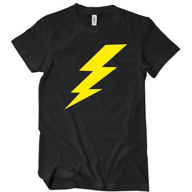 Lightning Bolt Camera Flash T-Shirt Mens T-Shirt - Textual Tees