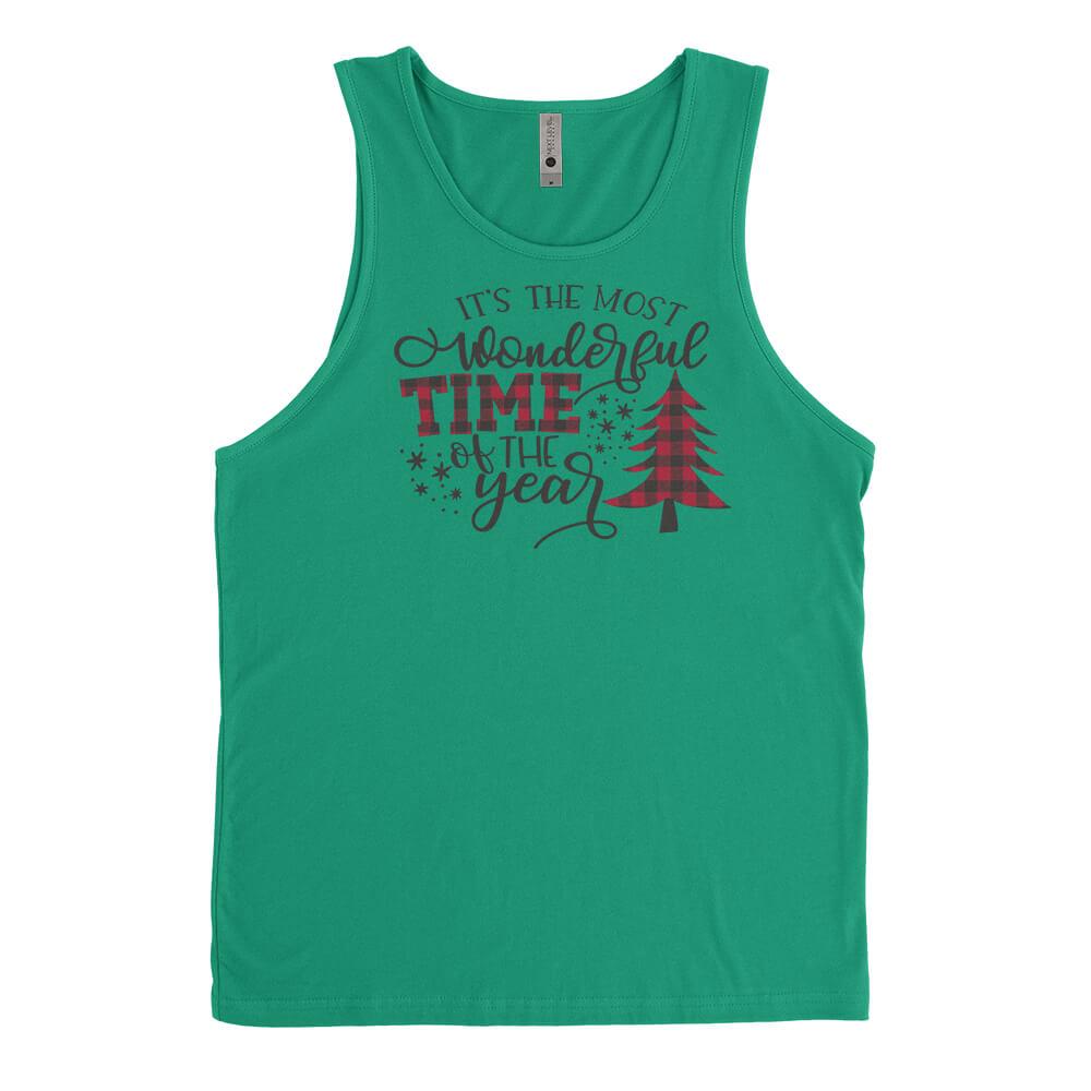 Most Wonderful Time of The Year Mens Tanktop Mens Tanktop - Textual Tees