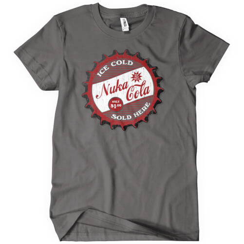 Nuka Cola T Shirt Fallout Video Game Textual Tees 