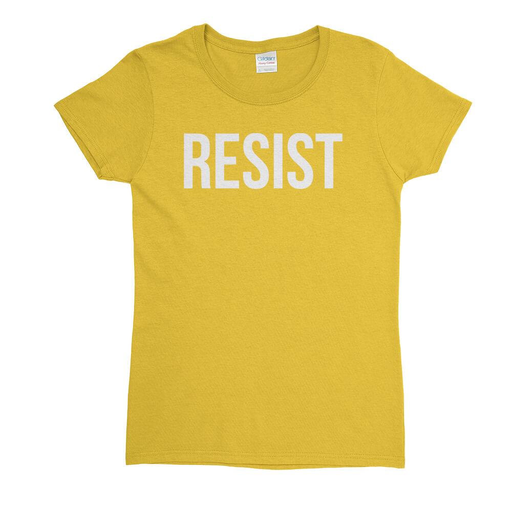 Resist Womens T-Shirt Funny | Textual Tees