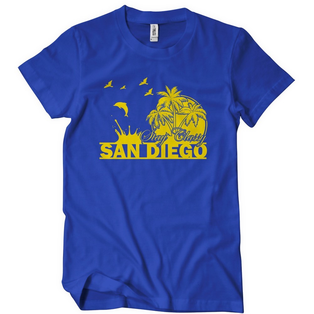 Stay Classy San Diego T-Shirt Ron Burgundy| Textual Tees