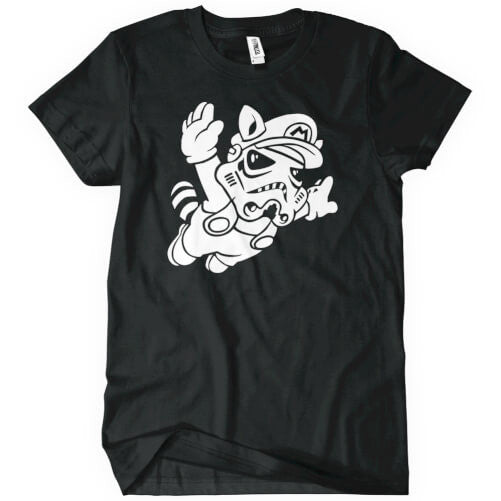 Tanooki Trooper T-shirt Tees Front Page - Funny - Gaming - Geek Nerd ...