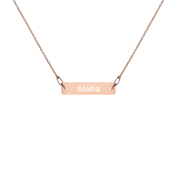 超歓迎 Mana Aloha Shiny 18k Necklace Bar Wave ネックレス