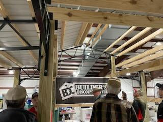 BUILDER'S DISCOUNT STEEL TRUSS DISPLAY