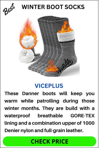 winter socks for police boots