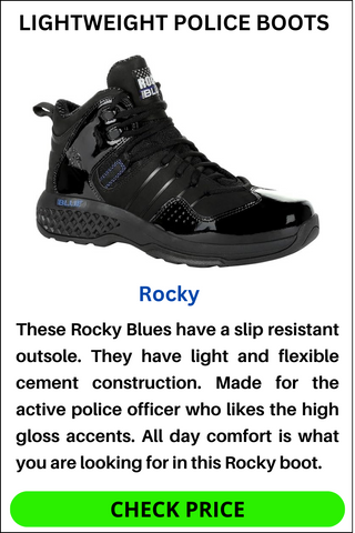 Lightweight Police Boots