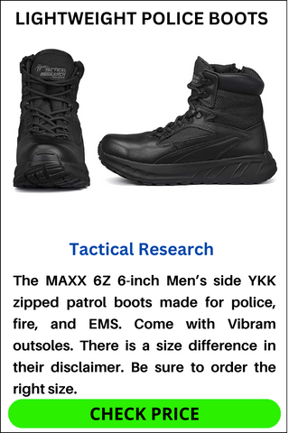 Lightweight Police Boots