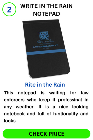 best all weather police notepad