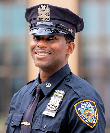 why do police wear blue?