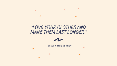 Stella McCartney quote on the importance of slow fashion