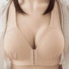 BEST SELLER - Plus Size Front Closure Bra Super comfy Wire Free Sexy Push Up Bra - Style Fashion Pop