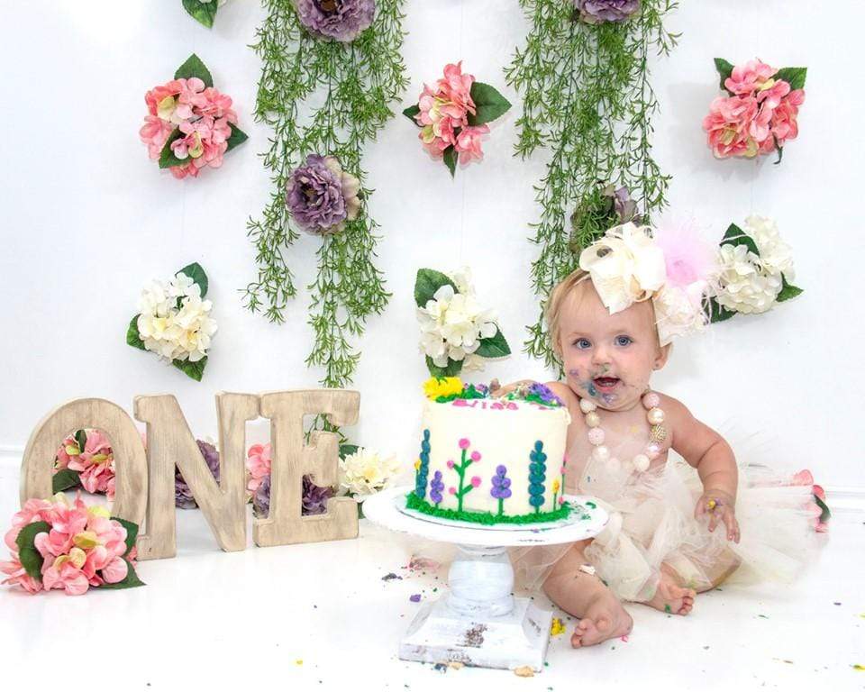 Kate 1st Birthday Flower Grass Decoration Backdrop AU for Photography  Designed By Leann West – katebackdrop AU