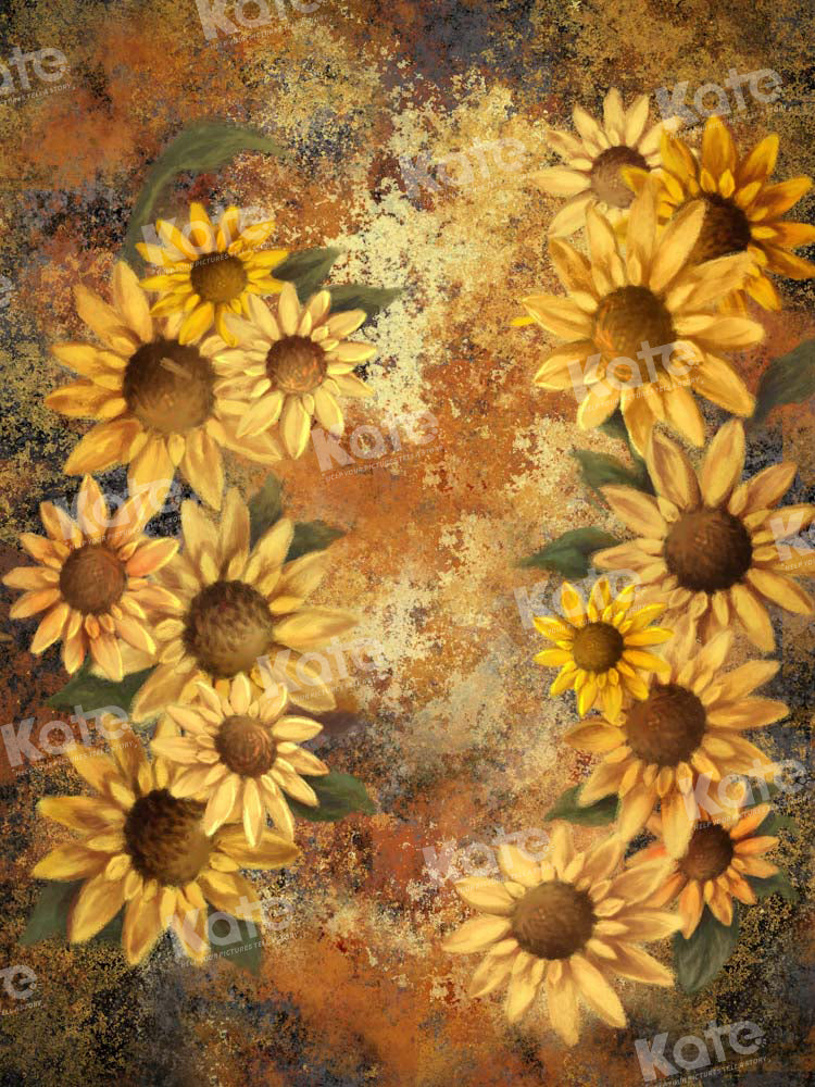 Kate Sunflower Backdrop Autumn Mottled Texture for Photography ...
