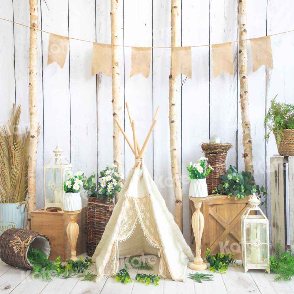 Kate Summer Backdrop Fishing Net Vintage Wall for Photography