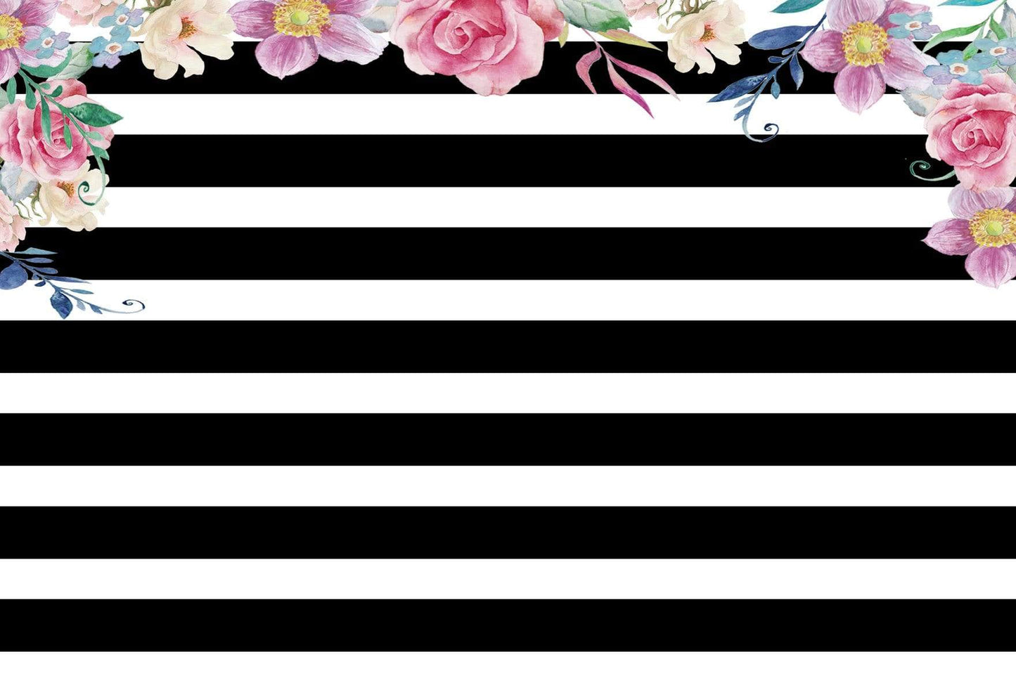 Kate Spade Backdrop AU Wedding Black and White Stripes Backdrop AU Flowers  Birthday for Parties – katebackdrop AU