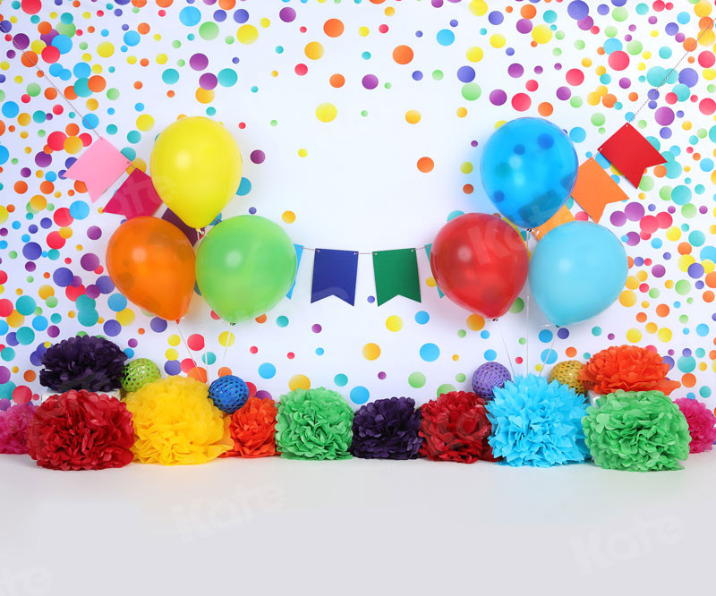 Buy discount 15% OFF Kate Cake Smash Balloon Party Colorful Spots Backdrop  for Photography AU – katebackdrop AU