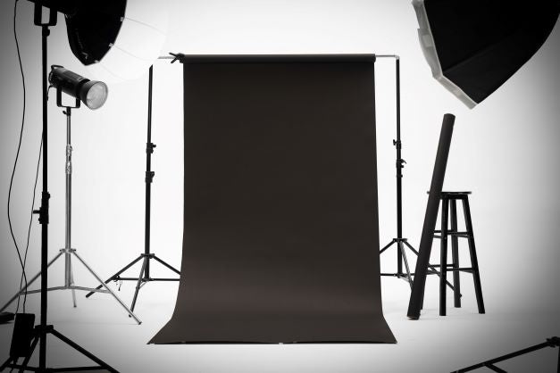 photoshoot black seamless paper backdrop