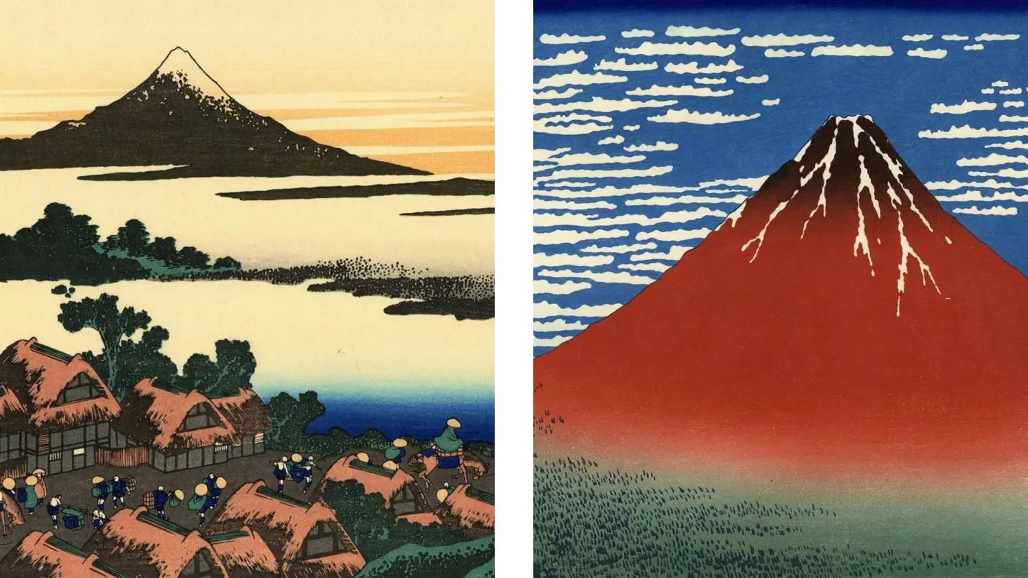 Peinture du Mont Fuji japonaise - Ramen Nation