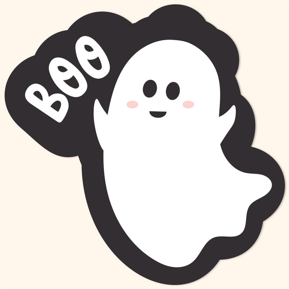 Onderdompeling Per ongeluk Ongewijzigd Halloween Stickers: Ghost Boo Sticker | Sticker & Co