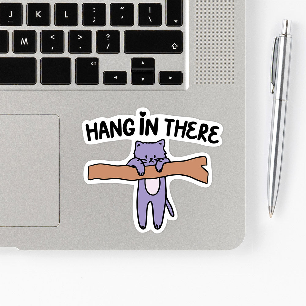 Hang In There Cat Sticker Sticker And Co 