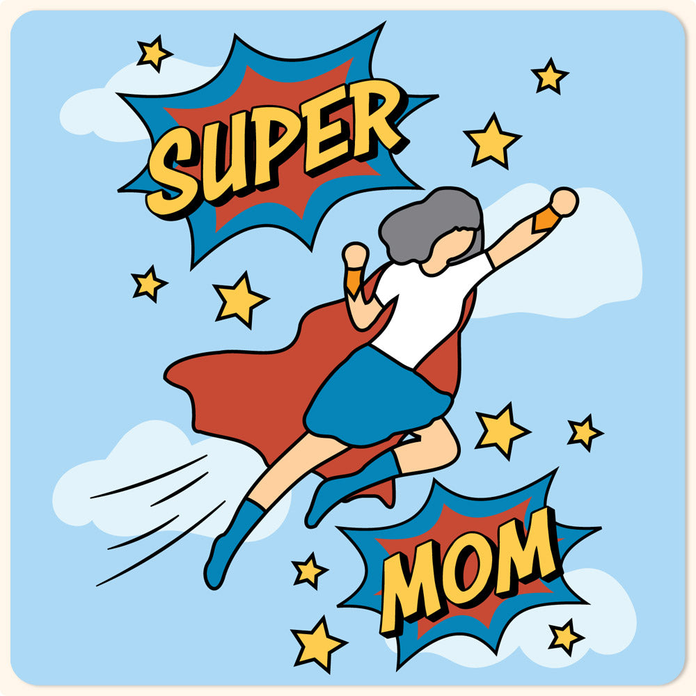 Cute Stickers Super Mom Sky 3 Sticker Sticker & Co