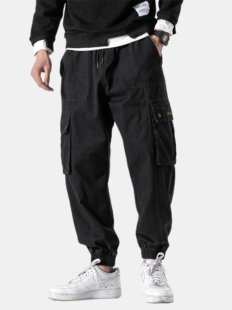 Mens Multi-Pocket Ankle-Banded Cargo Pants – reekmark