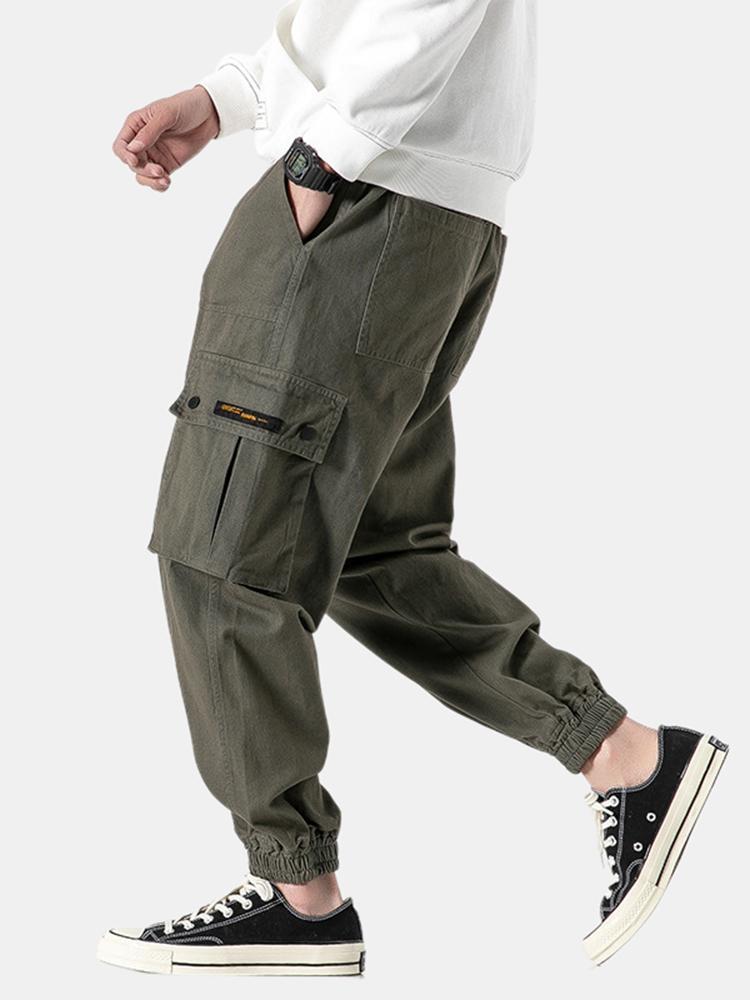 Mens Multi-Pocket Ankle-Banded Cargo Pants – reekmark