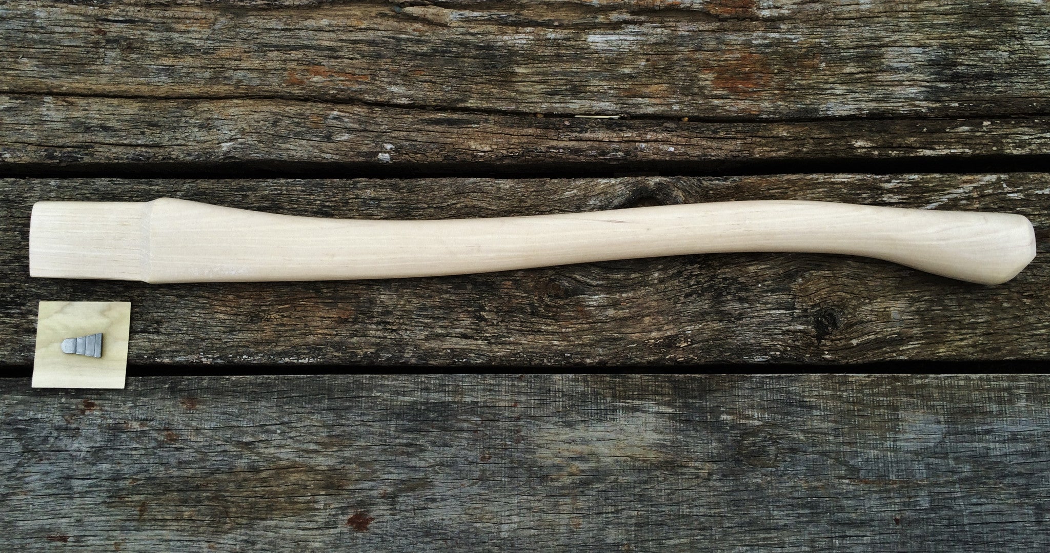 28" Single Bit Axe Handle Full Size Eye American Hickory