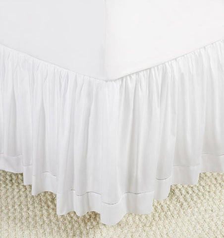 Peacock Alley Mandalay Ruffled Bed Skirt Twin / Gray