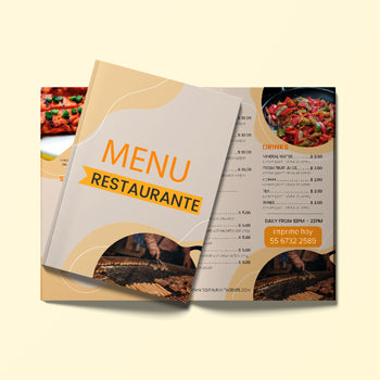 Menus Impresos Urgentes Laminado | Menu contra agua Polypap | Imprenta –  Pop México