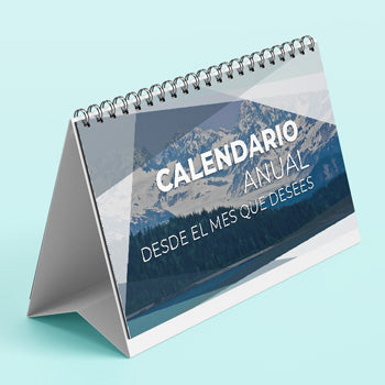 Calendarios impresos a color personalizados con toda la informacion de tu empresa