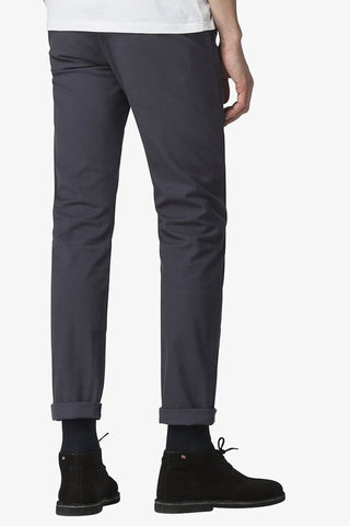 Signature Slim Taper Linen Trousers - Midnight - Ben Sherman